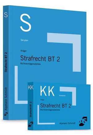 Bundle Krüger, Skript Strafrecht BT 2 + Krüger, Karteikarten Strafrecht BT 2