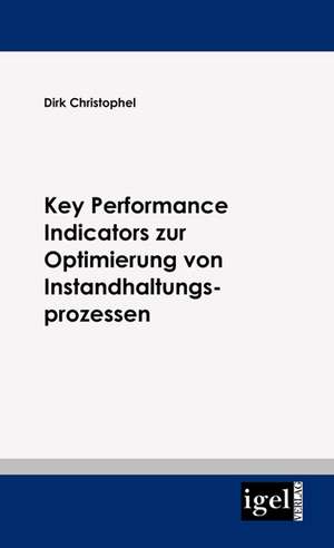 Key Performance Indicators Zur Optimierung Von Instandhaltungsprozessen: Physical Illnesses for Dogs, Cats, Small Animals & Horses de Dirk Christophel