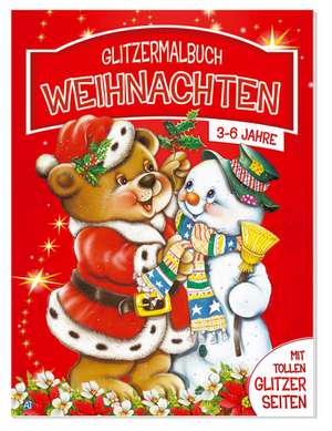 Glitzermalbuch Weihnachten