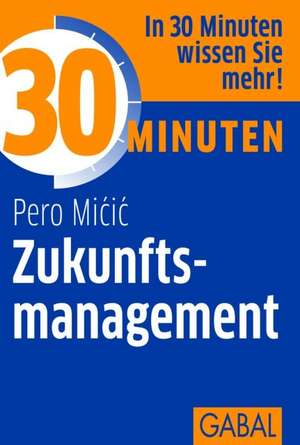 30 Minuten Zukunftsmanagement de Pero Micic