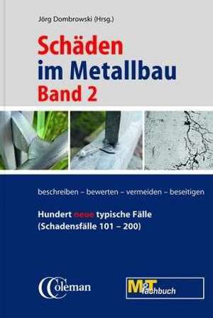 Schäden im Metallbau - Band 2 Hundert neue typische Fälle de Jörg Dombrowski