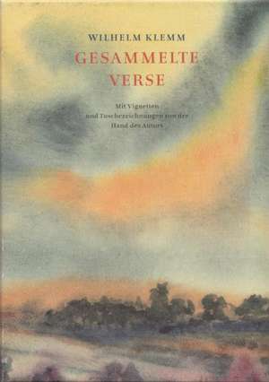 Klemm, W: Gesammelte Verse