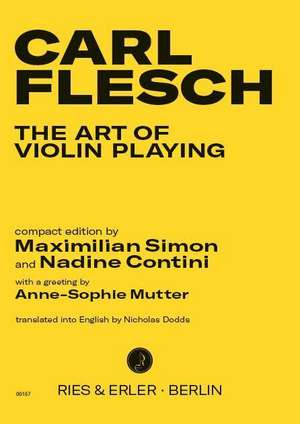 The Art of Violin Playing de Carl Flesch