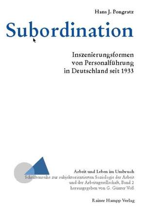 Pongratz, H: Subordination