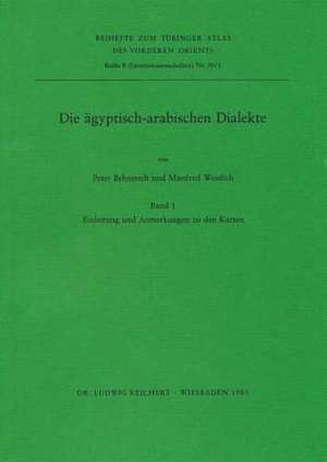 Die Agyptisch-Arabischen Dialekte I Und II de Peter Behnstedt