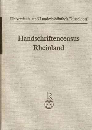 Handschriftencensus Rheinland de Gunter Gattermann