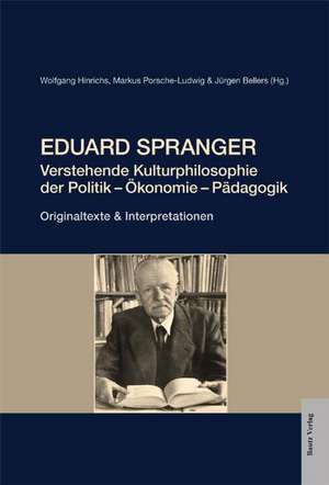 Eduard Spranger de Wolfgang Hinrichs