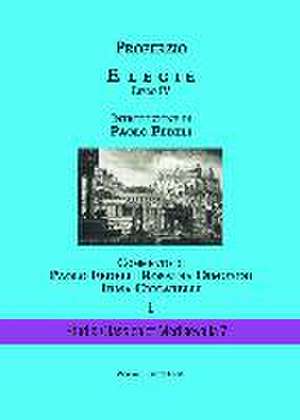 PROPERZIO ELEGIE Libro IV - 2 Bände de Paolo Fedeli