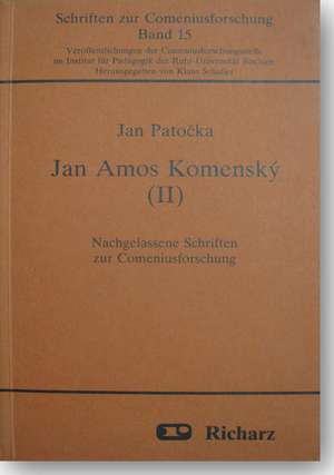 Jan Amos Komenský de Jan Patocka