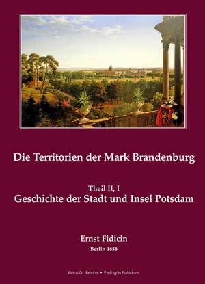 Territorien der Mark Brandenburg de Ernst Fidicin