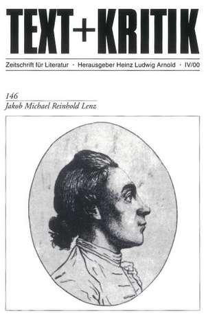 Jakob Michael Reinhold Lenz de Heinz Ludwig Arnold