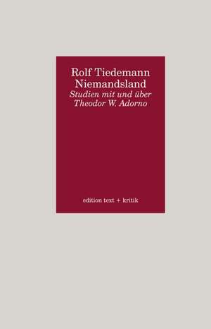 Niemandsland de Rolf Tiedemann