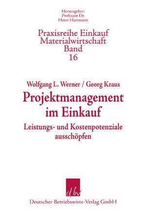 Projektmanagement Im Einkauf de Wolfgang L. Werner