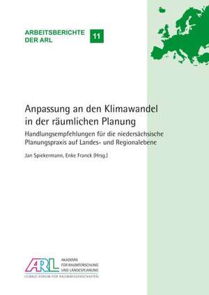 Anpassung an den Klimawandel in der räumlichen Planung de Jan Spiekermann