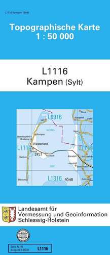 Kampen (Sylt) 1 : 50 000