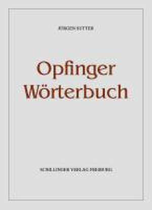 Opfinger Wörterbuch de Jürgen Sutter