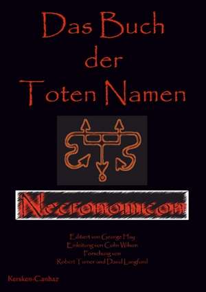 Das Buch der Toten Namen de Robert Turner