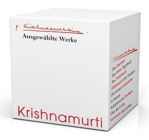 Krishnamurti Ausgewählte Werke de Jiddu Krishnamurti