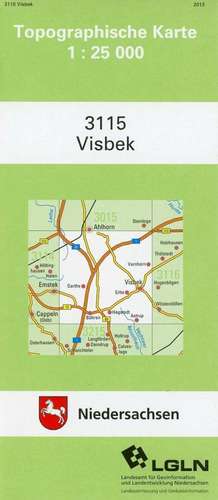 Visbeck 1 : 25 000. (TK 3115/N)