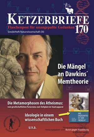 Die Mängel an Dawkins' Memtheorie de Fritz Erik Hoevels