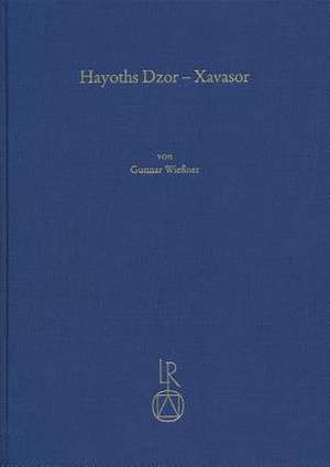 Hayoths Dzor - Xavasor de Gunnar Wiessner