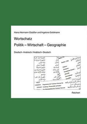 Wortschatz Politik - Wirtschaft - Geographie de Hans-Hermann Elsasser