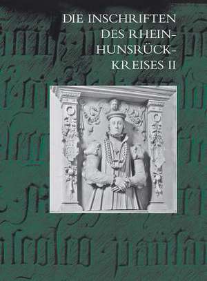 Die Inschriften Des Rhein-Hunsruck-Kreises II de Eberhard Nikitsch