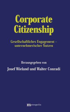 Corporate Citizenship de Josef Wieland