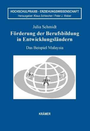 Schmidt, J: Förderung der Berufsbildung in Entwicklungslände