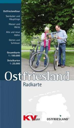 Ostfrieslandtouren Radkarte 1 : 100.000