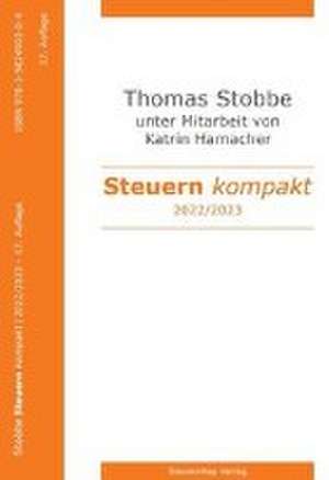 Steuern kompakt 2022/2023 de Thomas Stobbe