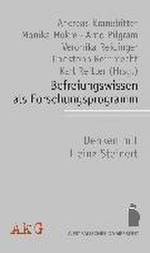 Befreiungswissen als Forschungsprogramm de Andreas Kranebitter