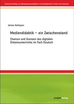 Mediendidaktik - ein Zwischenstand de Janine Verheyen