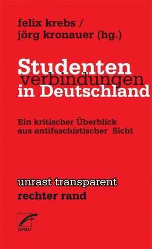 Studentenverbindungen in Deutschland de Felix Krebs