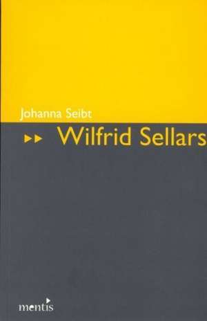 Wilfried Sellars de Johanna Seibt