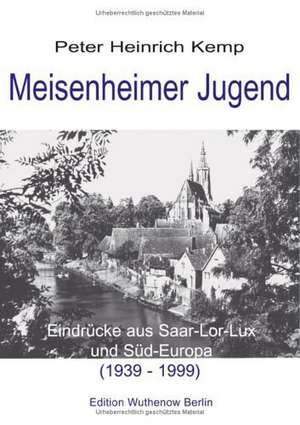 Meisenheimer Jugend de Peter Heinrich, Dr Kemp