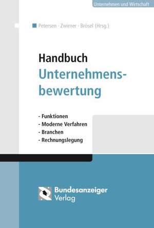 Handbuch Unternehmensbewertung de Karl Petersen