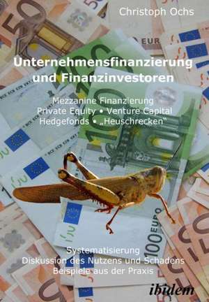 Unternehmensfinanzierung und Finanzinvestoren de Christoph Ochs