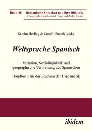 Weltsprache Spanisch de Sandra Patzelt Herling
