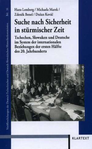 Suche nach Sicherheit in stürmischer Zeit de Hans Lemberg