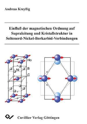 Einfluß der magnetischen Ordnung auf Supraleitung und Kristallstruktur in Seltenerd-Nickel-Borkarbid-Verbindungen de Andreas Kreyßig