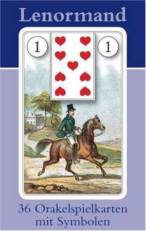 Lenormand Orakelkarten mit Kartenabbildungen de Königsfurt