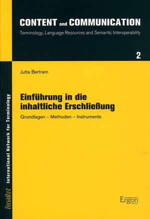 Einführung in die inhaltliche Erschließung de Jutta Bertram