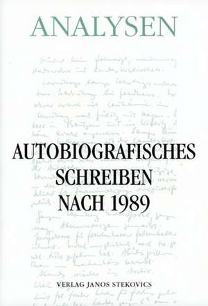 Autobiografisches Schreiben nach 1989 de Charlotte Misselwitz