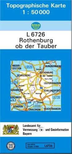 Rothenburg ob der Tauber 1 : 50 000