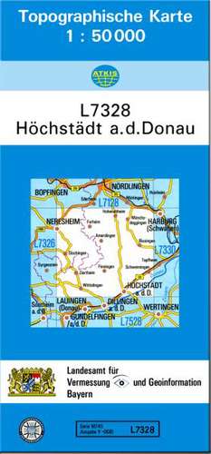 Höchstädt an der Donau 1 : 50 000