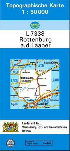 Rottenburg an der Laaber 1 : 50 000