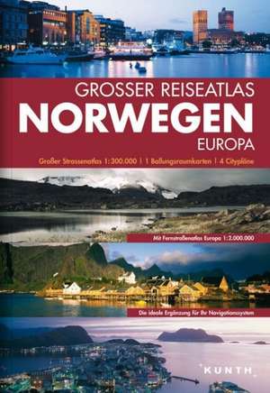 Großer Reiseatlas Norwegen 1 : 300 000