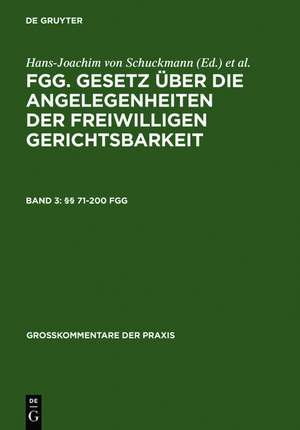 §§ 71-200 FGG de Renate von König