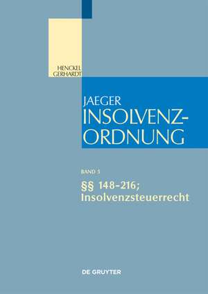 §§ 148-155; Insolvenzsteuerrecht de Diederich Eckardt